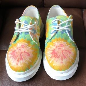 SOLD! Tie dye Dr. Martens sneakers